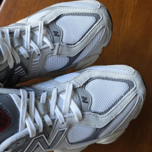 New Balance 9060 Sneakers Anthro Sneakers Raincloud Castlerock White Grey - Picture 5 of 9